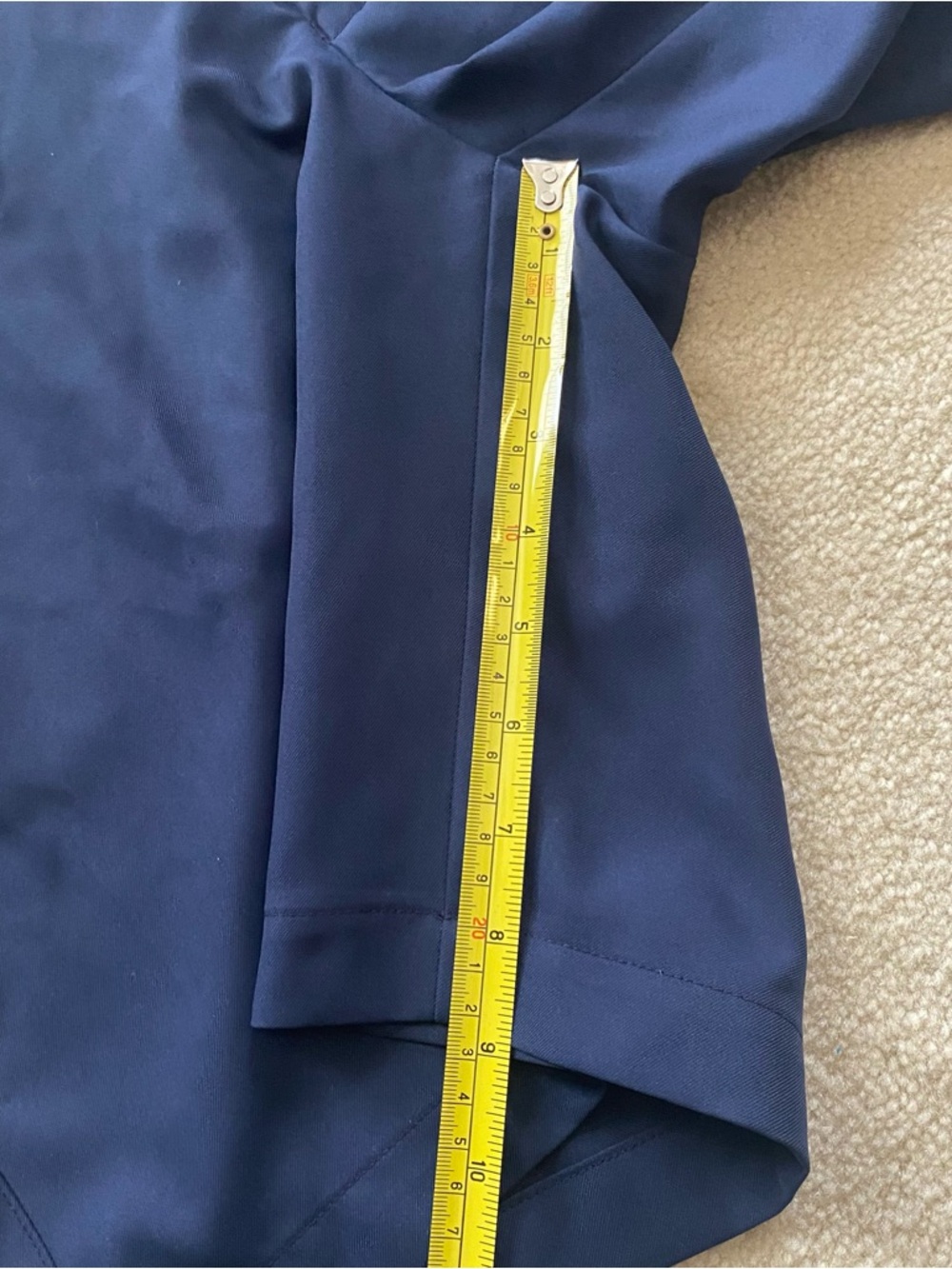Peter Millar Crown Sport Salem Performance 9” Shorts Mens 38 Navy Blue Golf - Picture 7 of 7